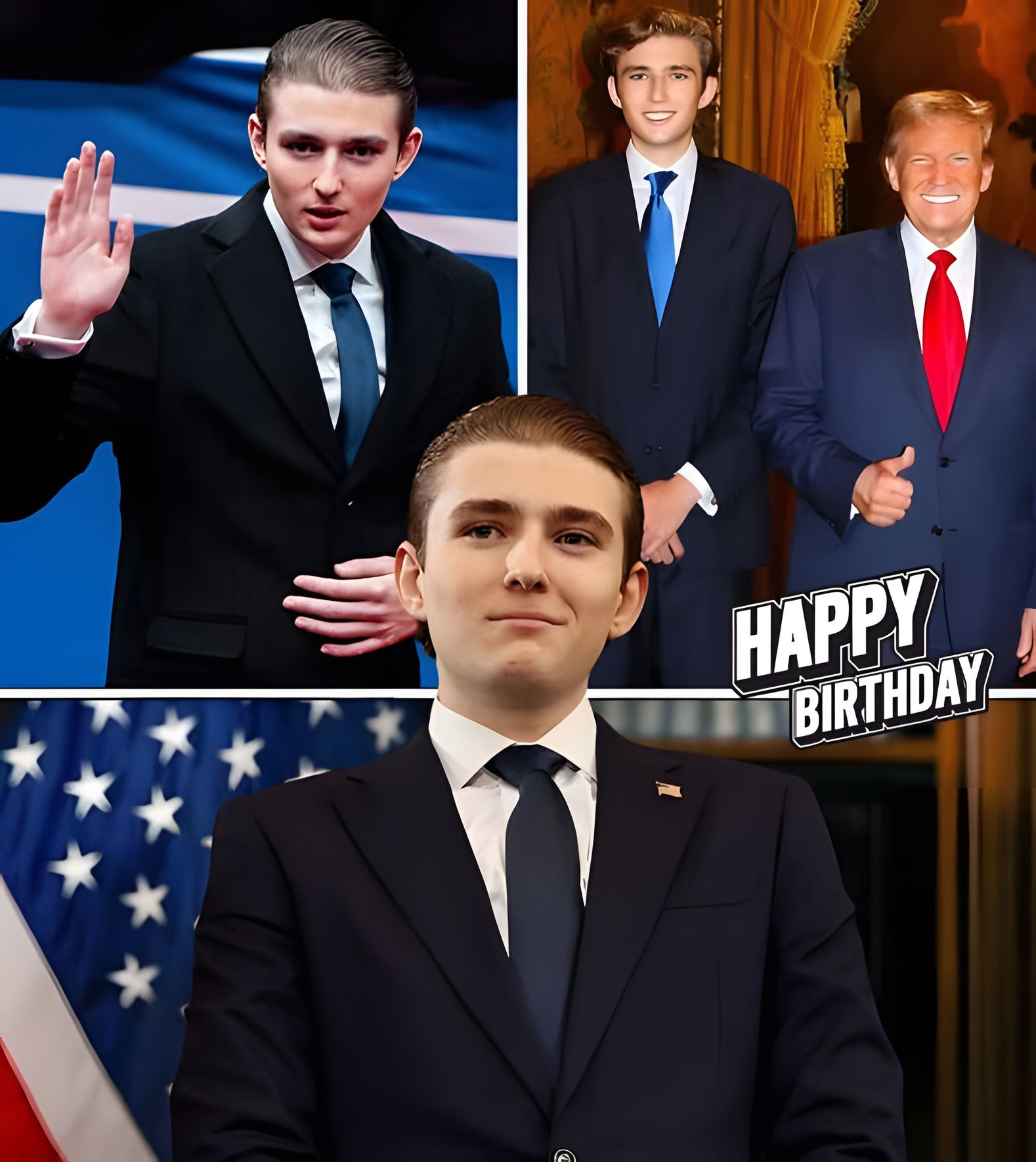 Happy birthday Barron! President Donald Trump praises son Barron ahead of his 19th birthday Happy birthday Barron! President Donald Trump praises son Barron ahead of his 19th birthday